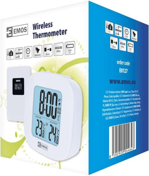 Actual product image Emos Digital Thermometer - wireless E0127