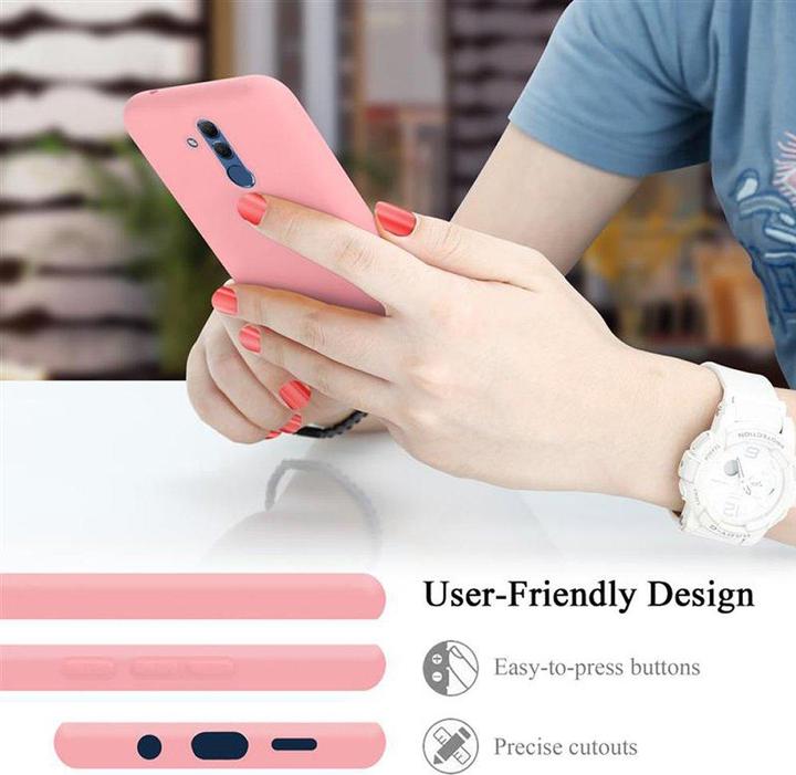 Actual product image Cadorabo TPU Liquid Silicone Case Cover (Mate 20 Lite)