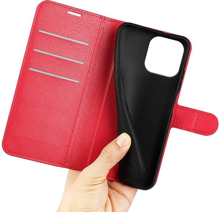 Actual product image Cover-Discount iPhone 16 Pro - Leather case (Apple iPhone 16 Pro)
