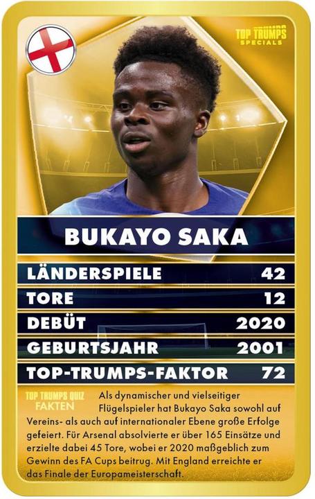 Image du produit Magni Kartenspiel Top Trumps Weltfussball Stars 6 (Allemand)