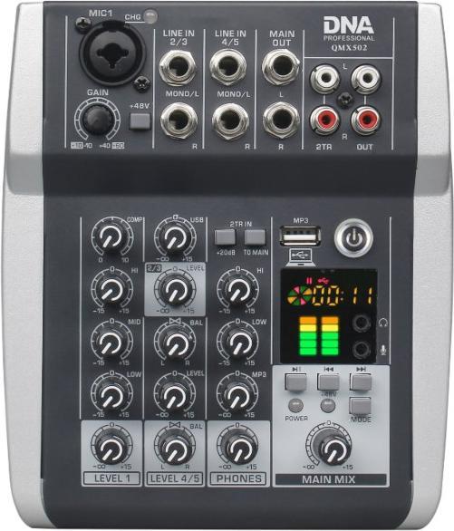 Produktbild No Name DNA QMX502 5-Kanal Analog-Soundmixer Blau