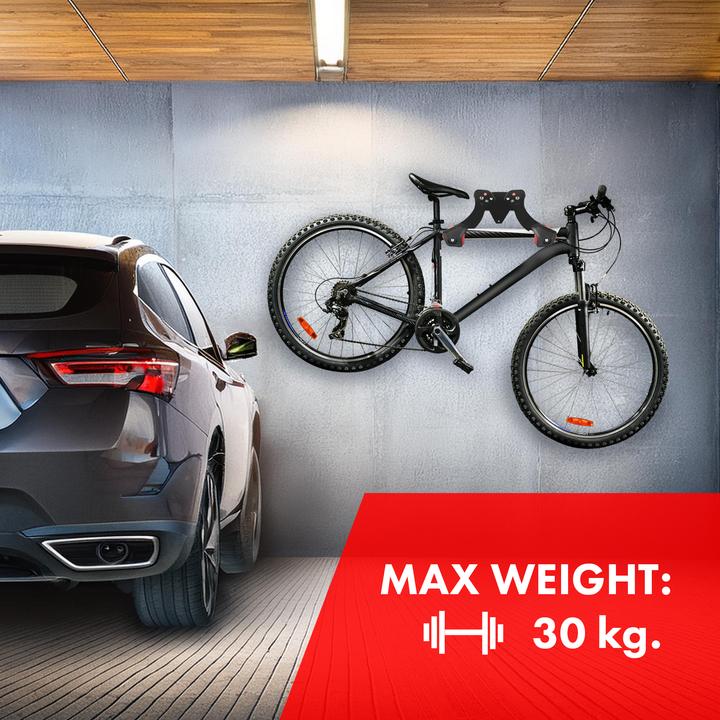 Immagine prodotto Maclean Supporto da parete per bicicletta in acciaio Portata 30 kg MC-449