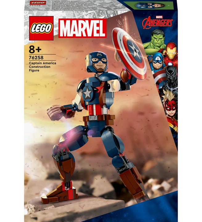 Produktbild LEGO Captain America Baufigur (76258, LEGO Marvel)