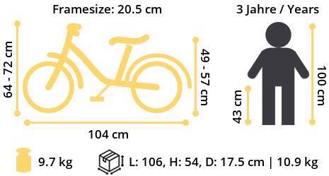 Produktbild Löwenrad Citybike (14")