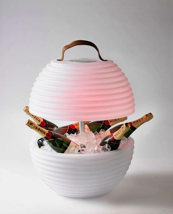 Actual product image Nikki.Amsterdam The.Bowl | Bluetooth® Speaker Lamp and Winecooler (Rechargeable battery operated)