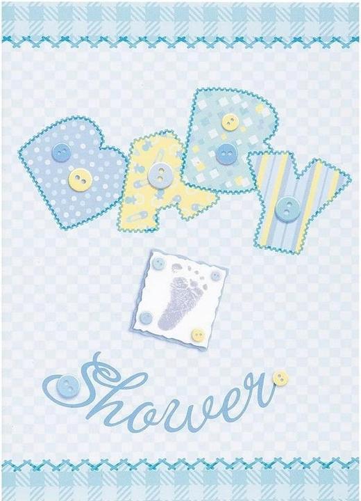 Produktbild Unique Party Gesteppt Einladungen Baby Shower 8erPack Papier