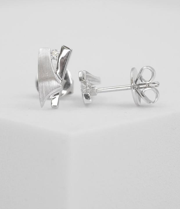 Image du produit Muau Boucles d'oreilles (Or blanc)