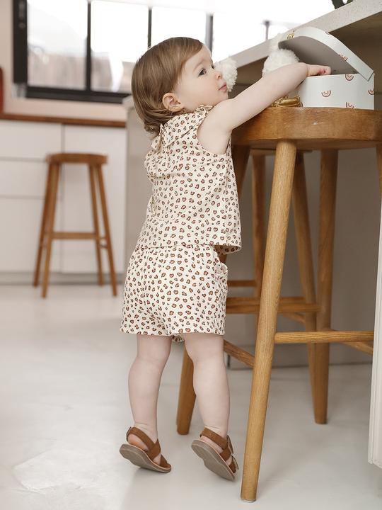 Actual product image Vertbaudet Baby Shorts aus Musselin mit Leo-Print (80)