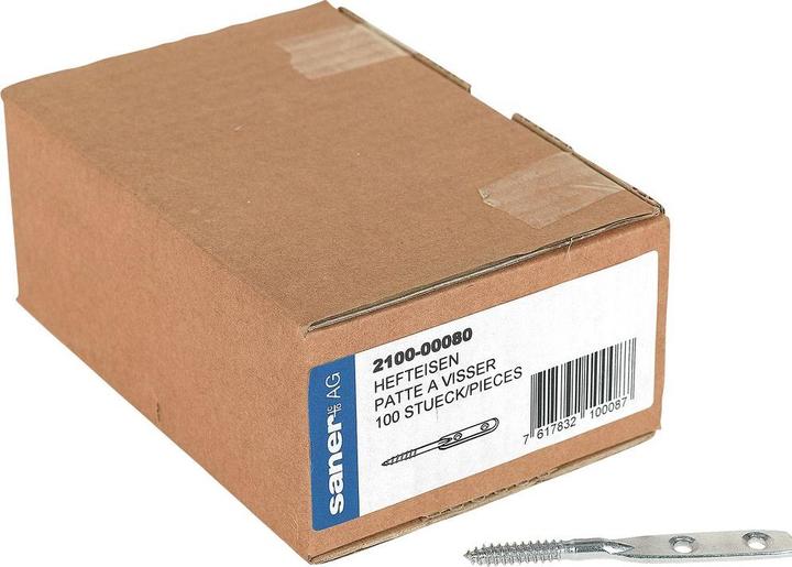 Produktbild Saner Bankeisen mit Holzgewinde (100 Stk.)