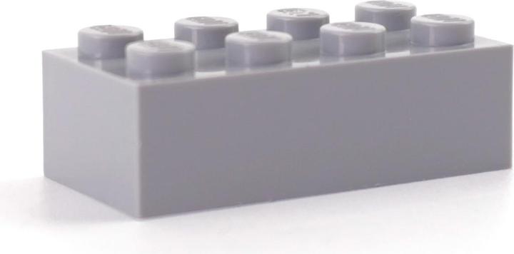 Actual product image LEGO 2x4 Bricks Light grey - 1000 pieces - Light bluish grey bricks 3001 (3001, LEGO Accessories)