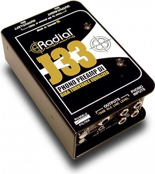 Immagine prodotto Radial J33 box DI attivo e piastra di comando