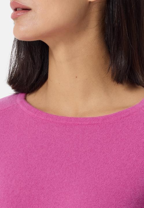 Immagine prodotto Cash-Mere Kaschmir Rundhals Pullover mit Seitenschlitzen (XS)