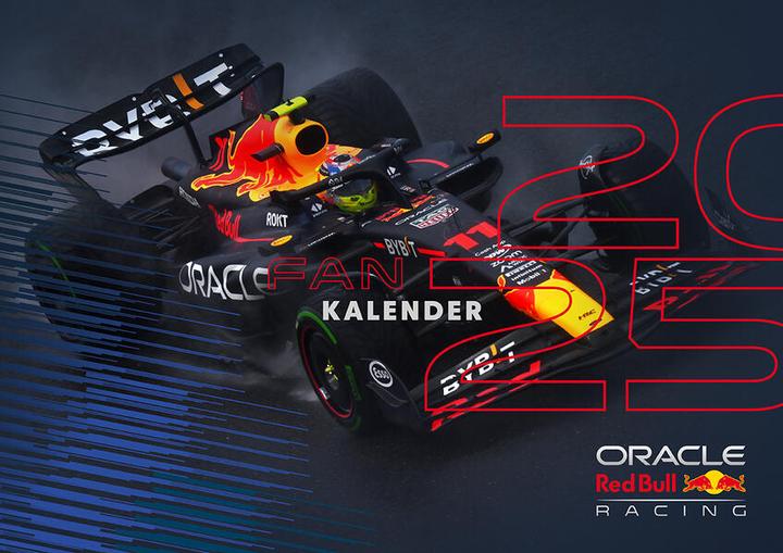 Actual product image Oracle Red Bull Racing 2025 - Fan Calendar (A3, German)