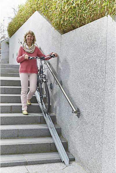 Produktbild Mottez Fahrradrampe für Treppen