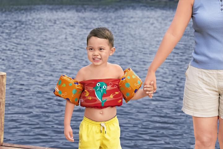 Actual product image Bestway Puddle Jumper® buoyancy aid walrus with textile cover, 2-6 years (10-25 kg)