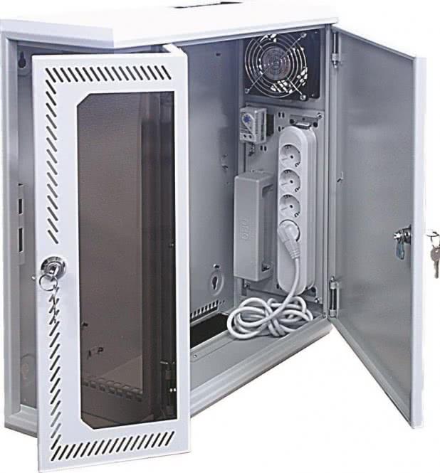 Actual product image Schweitzer 19" MultiFix 3HE MF10 03100 555x525x200 RAL7035 (19 inch rack)