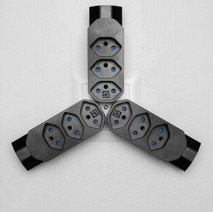 Actual product image Steffen Manta multiple adapter 4xT13 (1x bottom) (Type 13, 4 x)