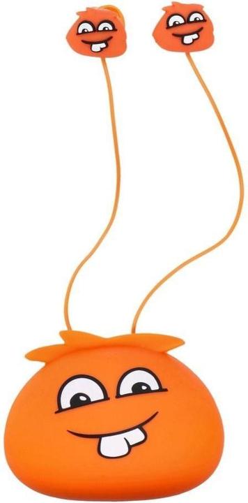 Productafbeelding Techonic Bedrade koptelefoon Jellie Monster Oortelefoon JELLIE MONSTER Oranje YLFS-01 Jack 3,5mm oranje