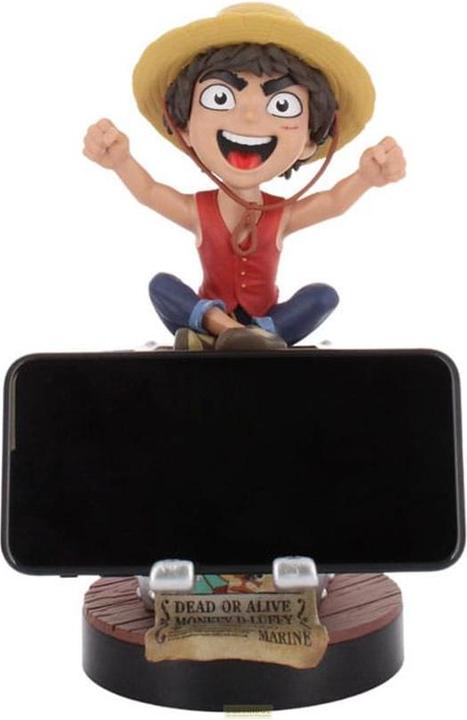 Image du produit Exquisite Gaming One Piece Cable Guys Porte-charge Monkey D. Ruffy Wanted Poster 21 cm