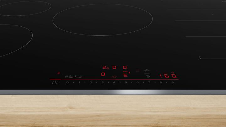 Actual product image Bosch Hausgeräte Series 6, Induction hob, 80 cm, Black, With overlying frame, PXV845HC1E