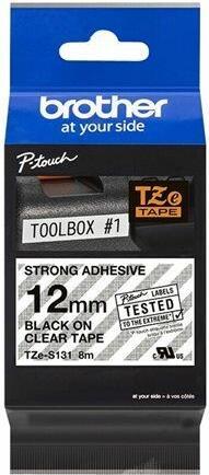 Immagine prodotto Brother Tze-S131 (1.20 cm, Nero, Trasparente)