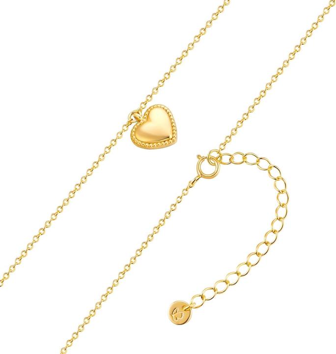 Produktbild Glanzstücke München Damen Kette Herz Sterling Silber - 34474 (Sterling Silber, 40 - 45 cm)