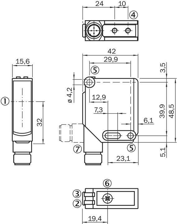 Actual product image Sick Small photoelectric sensors (7 m)