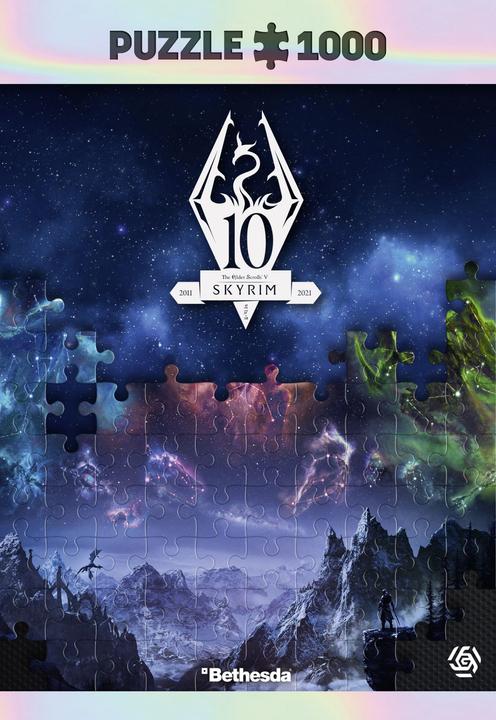Actual product image Good Loot Skyrim: 10th Anniversary - Puzzle (1000 pieces)