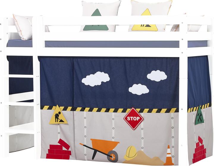 Tenda per letto a soppalco centrale