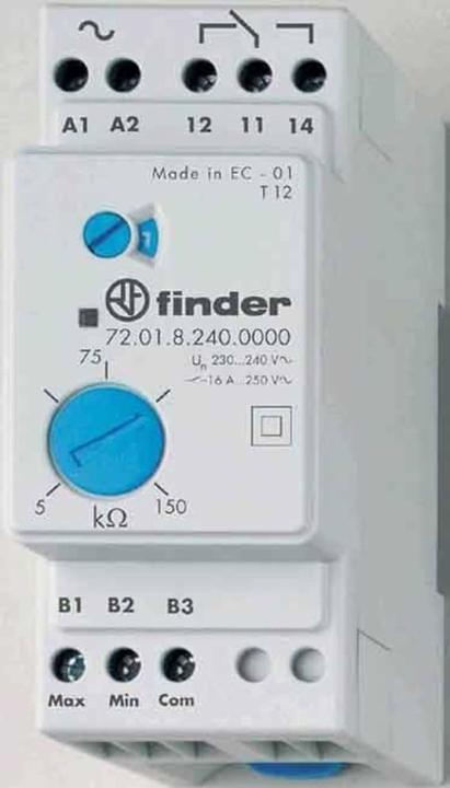 Actual product image Finder Monitoring relay 230-240 Vac adjustable