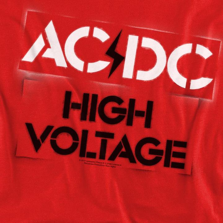 Immagine prodotto AC/DC High Voltage Felpa Stencil Adulto Unisex (XL)