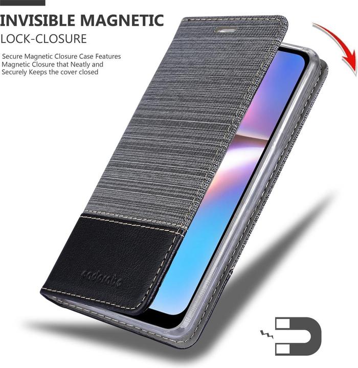 Produktbild Cadorabo Book Jeans Optik Cover (Samsung Galaxy A10s)
