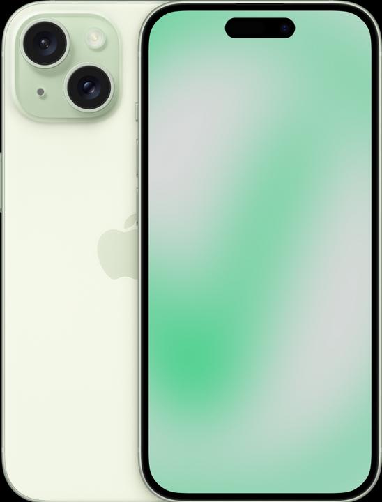Produktbild Revendo iPhone 15 (128 GB, Grün, 6.10", 48 Mpx, SIM + eSIM, A / Wie neu)