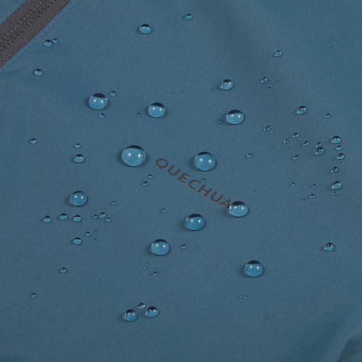 Actual product image Quechua Wanderjacke MH500 Kinder Gr. 122–170 wasserdicht Wandern blau