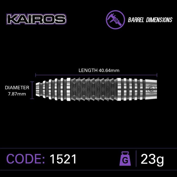 Productafbeelding Winmau Kairos Steel Tip Dartpfeile 23G (23 g)