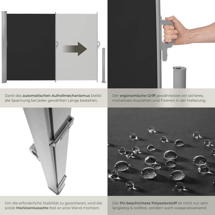 Produktbild tectake Seitenmarkise (3 m)