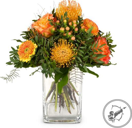 Actual product image Fleurop Bouquet Sagittarius (23.11. - 21.12.) (Cut flowers)