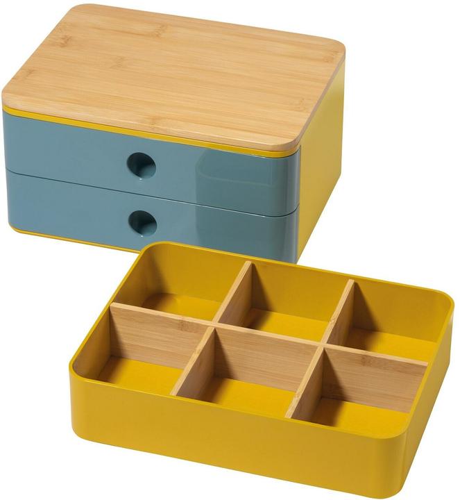 Image du produit Han Schubladenbox Allison Smart-Box Plus 2 Schubladen, Blau