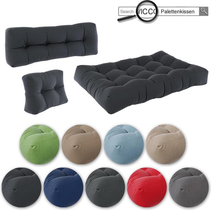 Actual product image Vicco Set Flocken (120 x 80 x 15 cm, 120 x 20 x 40 cm)