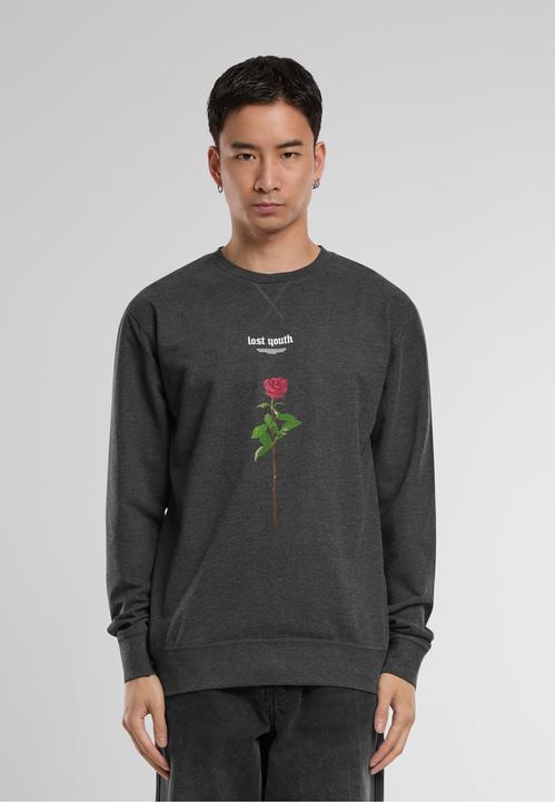 Actual product image Mister Tee Lost Youth Rose Crewneck - 88237 (XS)