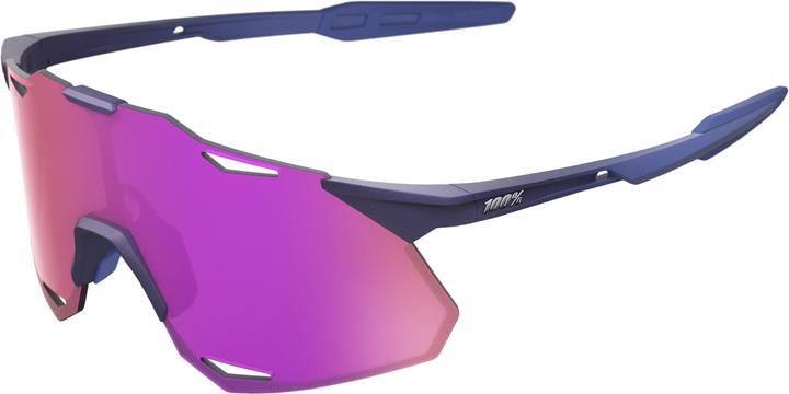 100% Hypercraft XS (Satin Storm Metallic, Purple Mirror Lens)