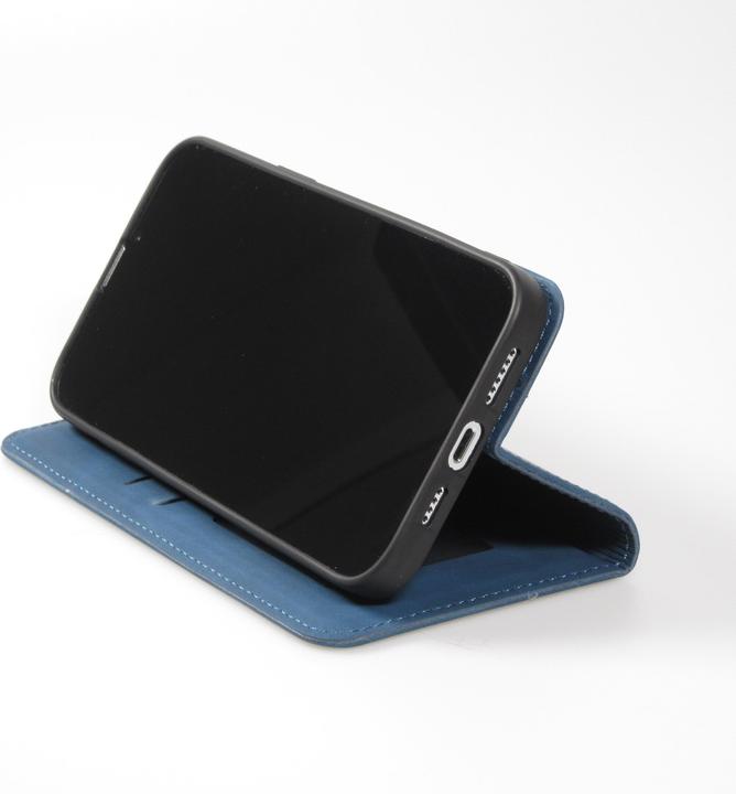 Produktbild PhoneLook Leder Tasche Flip Wallet vintage mit Magnetverschluss und Kartenhalter (Apple iPhone 15 Plus)