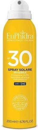 Immagine prodotto Euphidra Invisible Solar Spray 30+ 200ml (Spray solare, SPF 30, 200 ml)