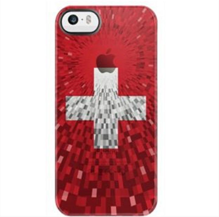 Immagine prodotto Uncommon Custodia Deflector per iPhone 5/5S/SE Switzerland Tile Flag (Apple iPhone 5, Apple iPhone 5s)