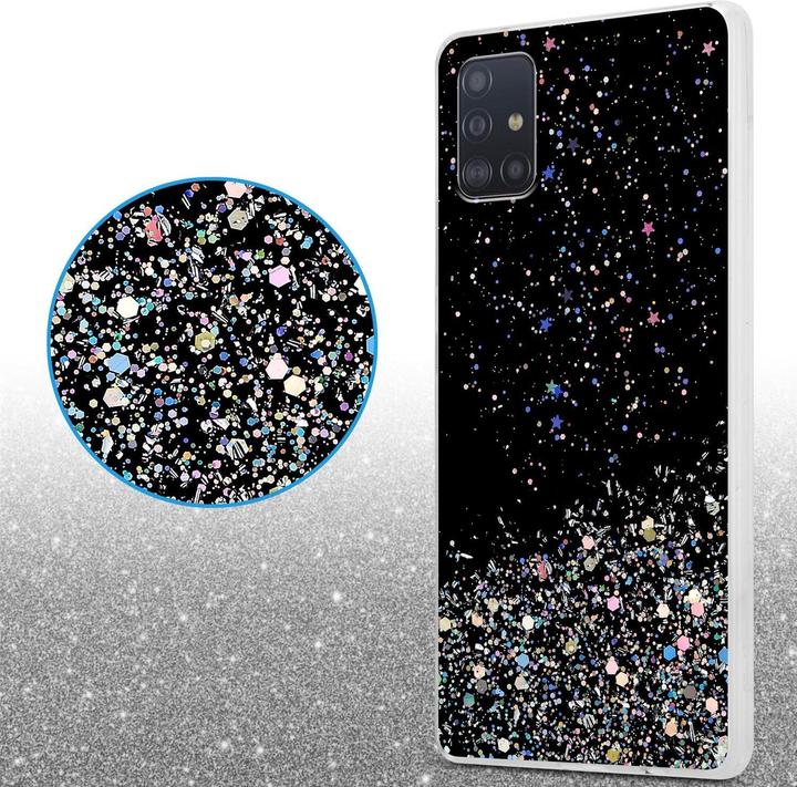 Image du produit Cadorabo Couverture TPU paillettes scintillantes (Samsung Galaxy A51 5G)