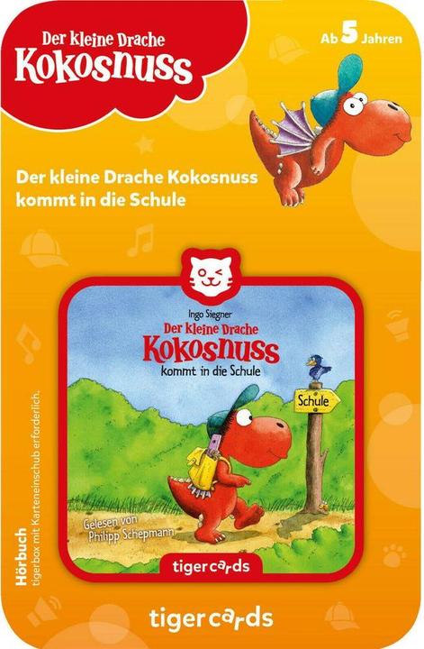 Produktbild Tigermedia Tigercard Der kleine Drache Kokosnuss kommt in die Schule (Deutsch)