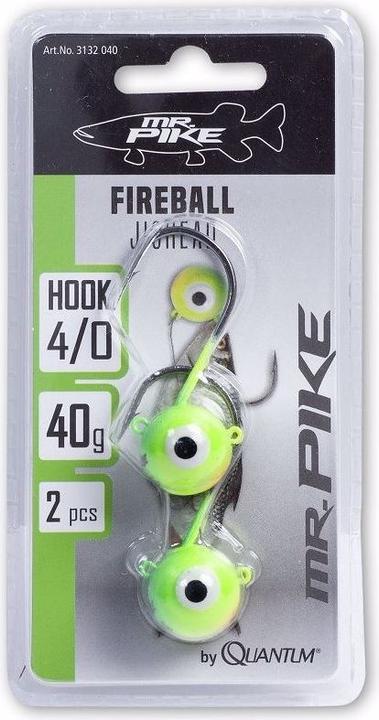 Image du produit Quantum Mr. Pike Fire-Ball Jighead