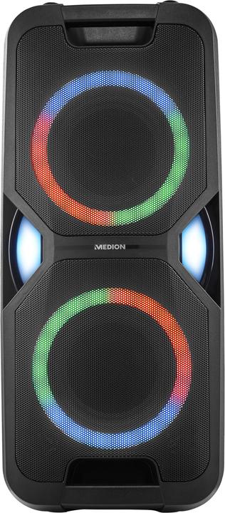 Produktbild Medion MD 44468 Partylautsprecher schwarz (15 h, Akkubetrieb, Netzbetrieb)