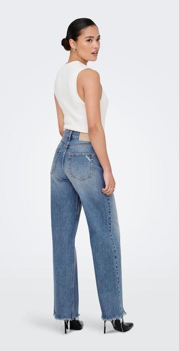 Actual product image Only ONLJUICY Hohe Taille Weiter Beinschnitt Jeans Jeans mit weitem Bein (W30/L32)