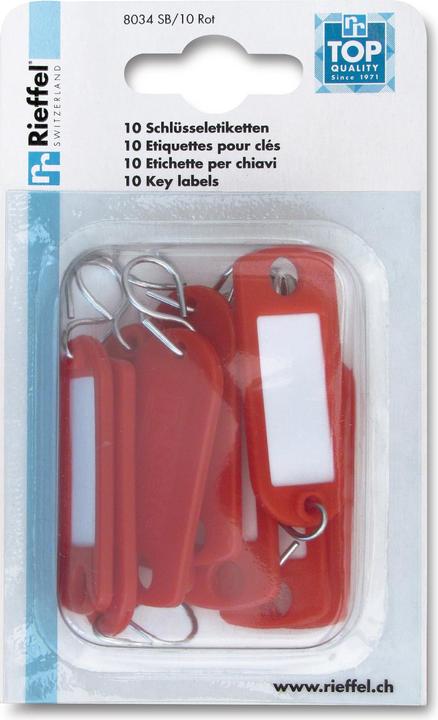 Actual product image Rieffel Schlüsseletiketten